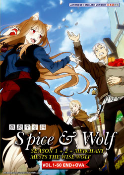 Spice and Wolf - Season 1+2 + Merchant Meets the Wise Wolf (Vol. 1-50 End + OVA) - *English Dubbed*