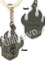 Bleach Metal Keychain: Flame Ichigo Hollow Mask (Bronze)