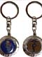 Fullmetal Alchemist Metal Keychain: Ed & Al Running (circle)