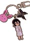 Bleach Metal Charms Keychain: RUKIA, HELL BUTTERFLY, & CHAPPY